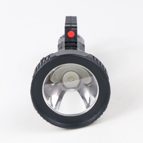 TaffLED Pocketman Senter LED Flashlight Waterproof USB Rechargeable Cree XPE - LH-A08 - Black - 4