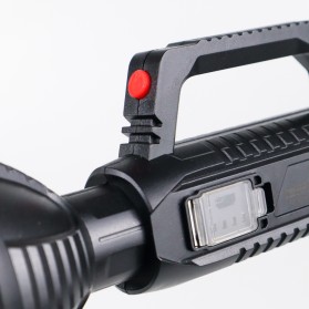 TaffLED Pocketman Senter LED Flashlight Waterproof USB Rechargeable Cree XPE - LH-A08 - Black - 5