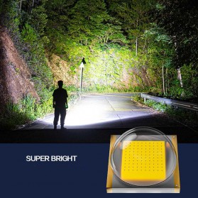 TaffLED Pocketman Senter LED Flashlight Waterproof USB Rechargeable Cree XPE - LH-A08 - Black - 8