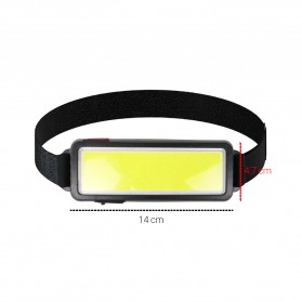 Pocketman Senter LED Kepala Headlamp USB Rechargeable Waterproof COB 800 Lumens - TM-G14 - Black - 7