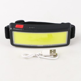 Pocketman Senter LED Kepala Headlamp USB Rechargeable Waterproof COB 800 Lumens - TM-G14 - Black - 8