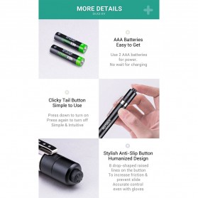 NexTorch DR.K3 Ultraviolet UV Light Pen Mini Senter LED 365nm - Black - 6