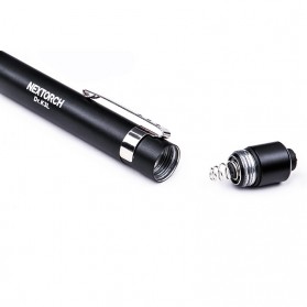 NexTorch Dr.K3L Medical Flashlight Senter Medis LED Pen Dual Light - Black - 7