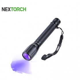 NEXTORCH Senter LED UV Ultraviolet Flashlight 405nm - C2 UV - Black