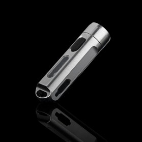 JETBeam Mini One Senter LED USB Rechargeable CREE XP-G3 500 Lumens with RGB + UV Light - Silver - 3