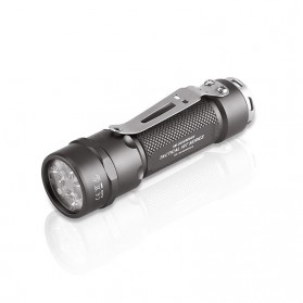 JETBeam Senter LED Flashlight Tactical XP-G3 1200 Lumens - 1M Guardian - Black