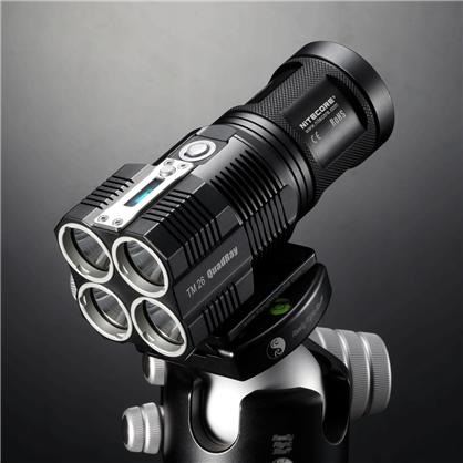 nitecore tm26 senter led cree xm l2 u3 4000 lumens black nitecore tm26 senter led cree xm l2 u3 4000 lumens black