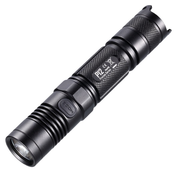 NITECORE P12 Senter LED CREE XM-L2 (U2) 1000 Lumens - Black