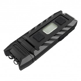 NITECORE Thumb LEO Senter LED USB Rechargeable 45 Lumens UV Light - Black - 2