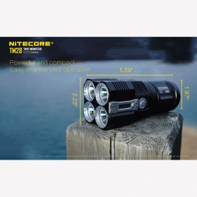 NITECORE TM28 Senter LED CREE XHP35 HI 6000 Lumens - Black - 8