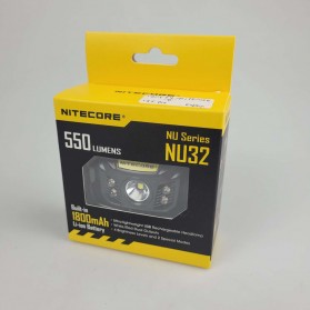 NITECORE NU32 Headlamp Chargerable CREE XP-G3 S3 550 Lumens - Black - 11