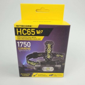 Nitecore HC65 V2 Headlamp Series SST-40-W LED 1750 Lumens - Black - 10