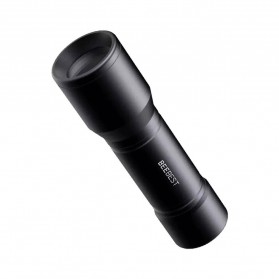 BEEBEST Senter Portable Mini Torch EDC Flashlight Waterproof 250 Lumens - F1 - Black
