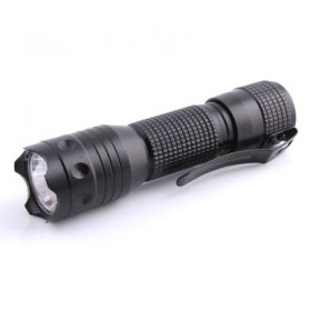 TaffLED Waterproof Pocket Senter LED Flashlight - Z10 - Black