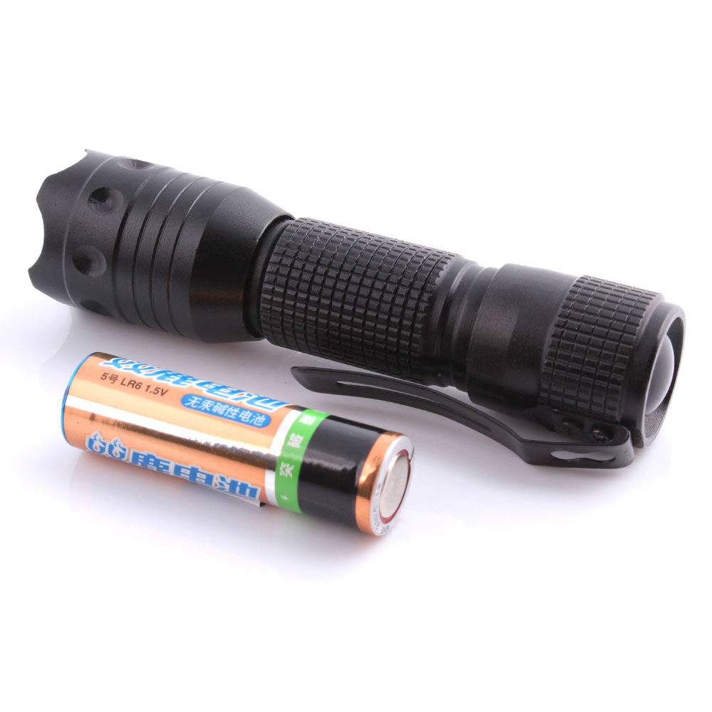 pocket portable senter led flashlight waterproof black pocket portable senter led flashlight waterproof black