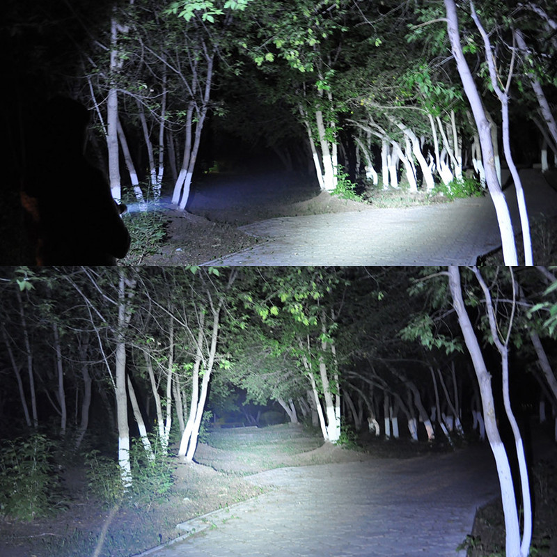 Senter LED Tactical CREE XM-L2 8000 Lumens - Black - 5