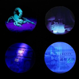 AloneFire Senter LED Mini Ultraviolet 400nm - Silver - 7