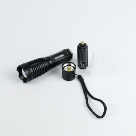 TaffLED Senter LED Tactical Cree XM-L T6 8000 Lumens - F18 - Black - 7