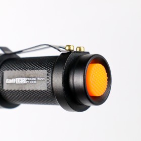 TaffLED Senter LED 3800 Lumens Waterproof Pocketman COB Zoomable - P1 - Black - 7