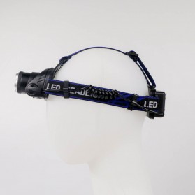 TaffLED High Power Headlamp LED Cree XML T6 + Charger - 568D - Black - 8