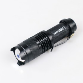 TaffLED Senter LED 2000 Lumens Waterproof + Charger + Box - P1 - Black - 2