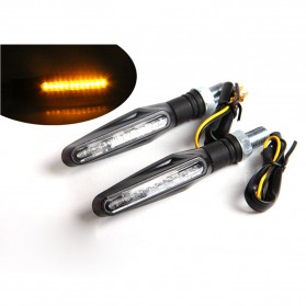 Antmanunion Lampu Sein LED Motor Turn Signal Indicator 12 V 2 PCS - R1 - Black - 1