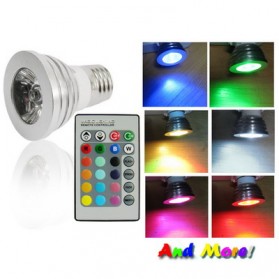 TaffLED Bohlam LED RGB + Remote Control - EH87 - Silver