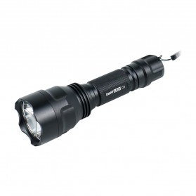 TaffLED Paket Senter LED Flashlight Cree Q5 4000 Lumens + 1xBattery + Charger + Box - C8 - Black