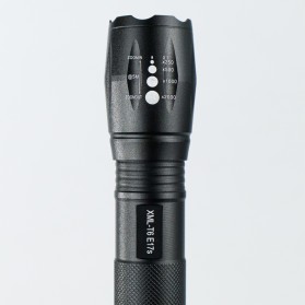 TaffLED E17s Senter LED Cree XM-L T6 3800 Lumens - Black - 2
