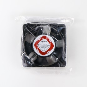 SMUOM Kipas Heatsink CPU Fan 120mm 220V 0.14A - DP200A - Black - 7