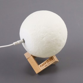 TaffLED Lampu Tidur 3D Printed Moon Night Light Table Lamp 12 cm - ROX-05 - 7