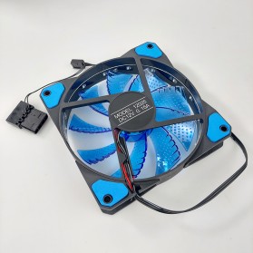 SXDOOL Kipas Casing PC Gaming LED CPU Fan 12cm - 12025 - Blue