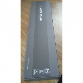 FGH Laptop Stand Aluminium Foldable Adjustable 11-17 Inch - P11 - Deep Gray - 11