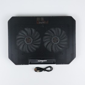 Taffware Cooling Pad Laptop 2 Fan Adjustable Speed - Q100 - Black - 10