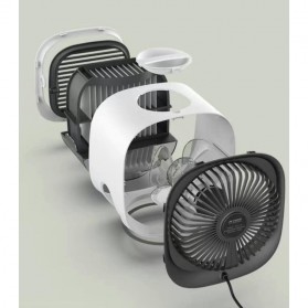 OLOEY Kipas Cooler Pendingin Ruangan Mini Air Conditioner AC Arctic 300ml - M201 - Green - 7