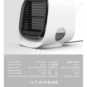 OLOEY Kipas Cooler Pendingin Ruangan Mini Air Conditioner AC Arctic 300ml - M201 - Green - 8