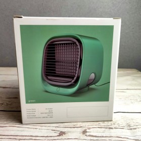 OLOEY Kipas Cooler Pendingin Ruangan Mini Air Conditioner AC Arctic 300ml - M201 - Green - 9