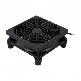 SXDOOL Router CPU Fan Cooler Cooling Case DIY USB 120mm - SX120 - Black