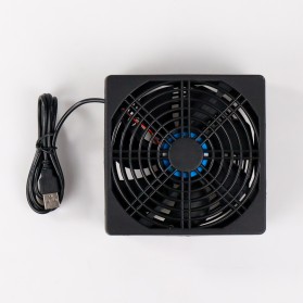 SXDOOL Router CPU Fan Cooler Cooling Case DIY USB 120mm - SX120 - Black - 6