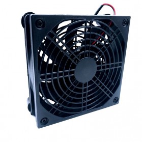 SXDOOL Router CPU Fan Cooler Cooling Case DIY USB 120mm with Controller - SX120 - Black - 4