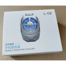 Willkey Smartphone Cooling Fan Kipas Pendingin Radiator Heat Sink Micro USB - L02 - Silver - 11