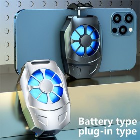 Willkey Smartphone Cooling Fan Kipas Pendingin Radiator Heat Sink Micro USB - L02 - Silver - 5