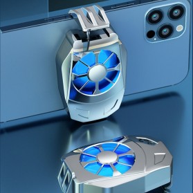 Willkey Smartphone Cooling Fan Kipas Pendingin Radiator Heat Sink Micro USB - L02 - Silver - 6