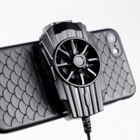 TaffGO Smartphone Cooling Fan Kipas Pendingin Radiator Heat Sink - G6 - Black - 8