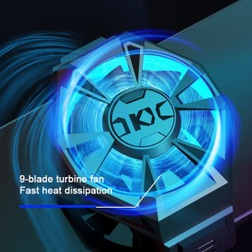 Willkey Smartphone Cooling Fan Kipas Pendingin Radiator Heat Sink Rechargeable - F21 - Black - 2