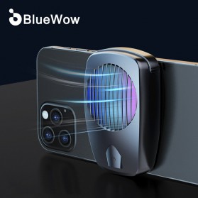 Bluewow Smartphone Cooling Fan Kipas Pendingin Radiator Heat Sink Battery Version - TH10 - Black - 1