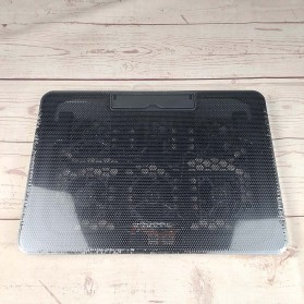 SeGB Notebook Cooling Pad Laptop Ultra Thin Radiator Cooler Base 6 Fan - S6 - Black
