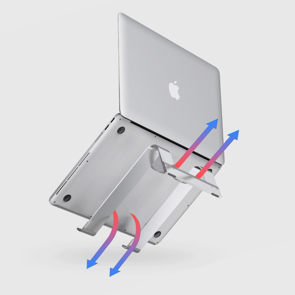 Gambar produk iQunix L-Stand Laptop Holder Aluminium 15 Inch