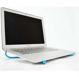 V-tie Holder Stand Laptop Portable Bahan Plastik - Black - 3