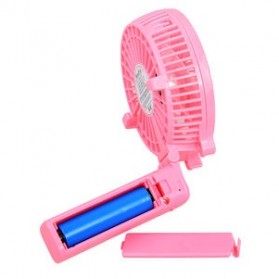 Kipas Portable Handheld Cooling Fan dengan Baterai 18650 - HF308 - Pink - 4